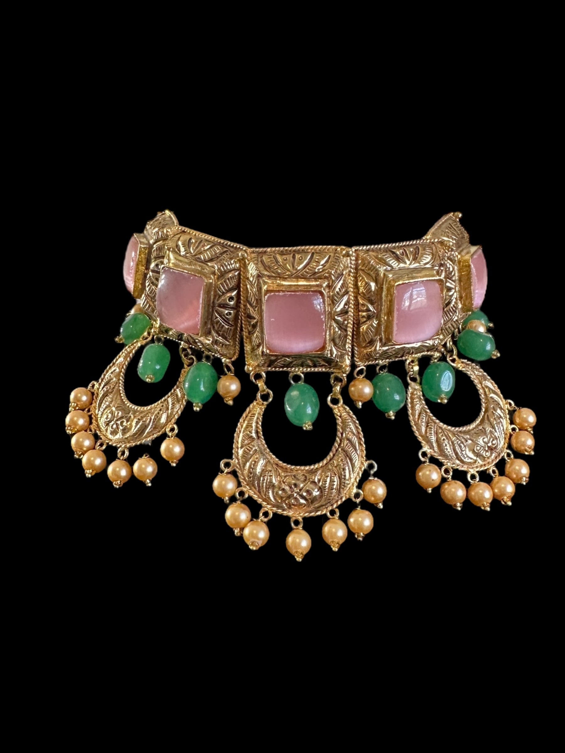 BR484 Amala bridal set in antique finish ( READY TO SHIP )