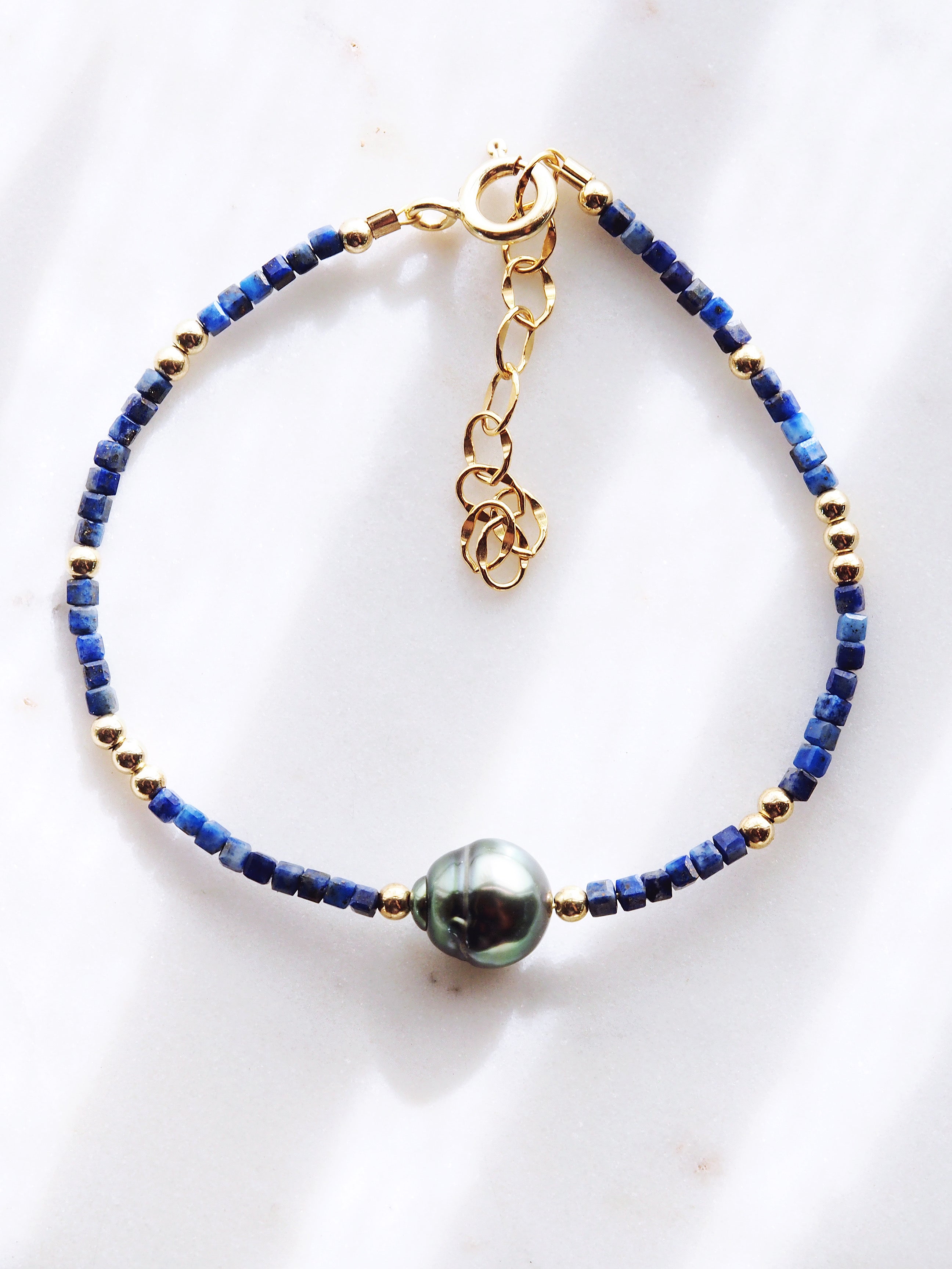 Tahitian Pearl and Gemstone Bracelet - Iolana