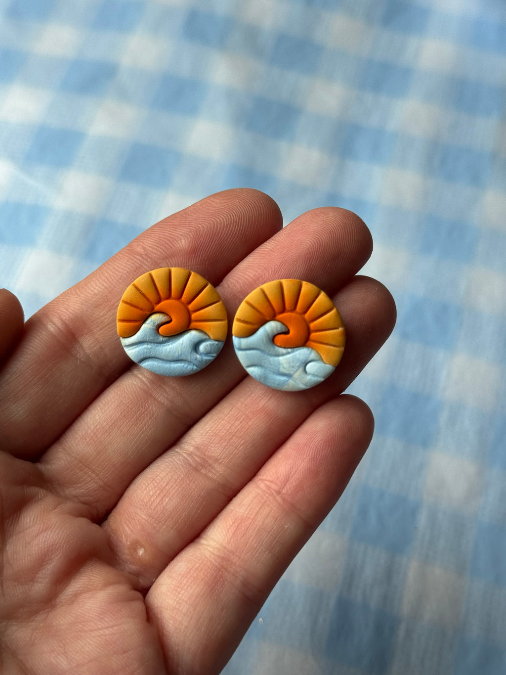 Seaside Sunset Studs