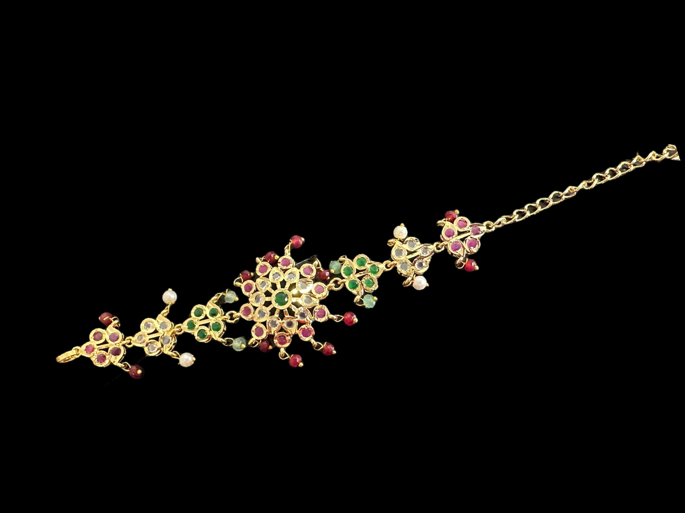 Amal hyderabadi bracelet in multicolor ( SHIPS IN 2 WEEKS )