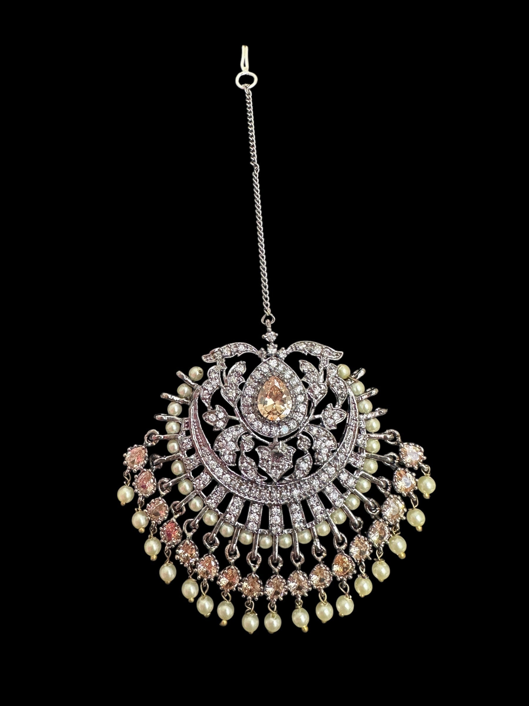 Victorian earrings tika - golden  ( READY TO SHIP )