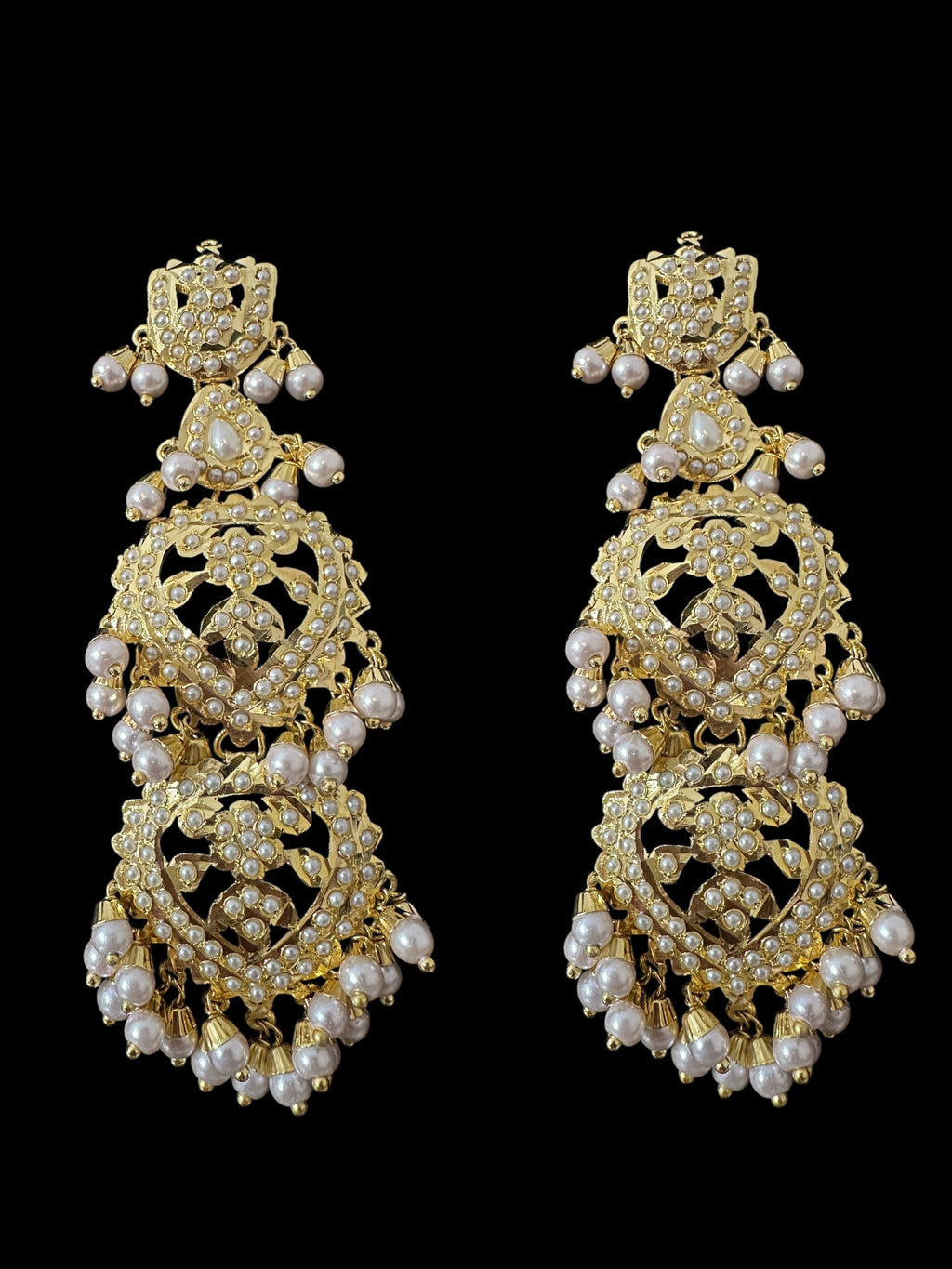 DNS198 Mehwish Jadau necklace with earrings(READY TO SHIP)