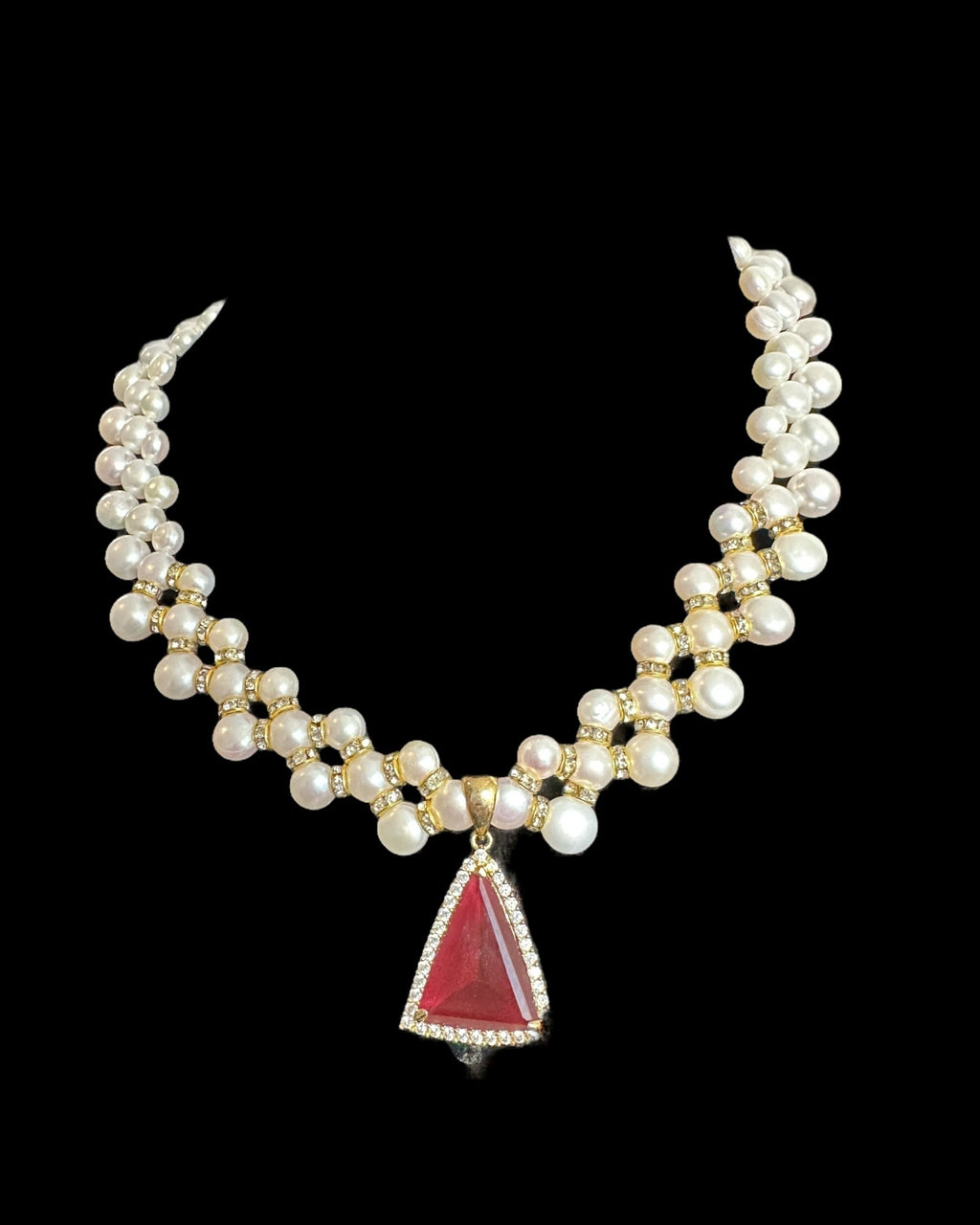 DNS183 Fresh water pearl necklace ( READY TO SHIP )