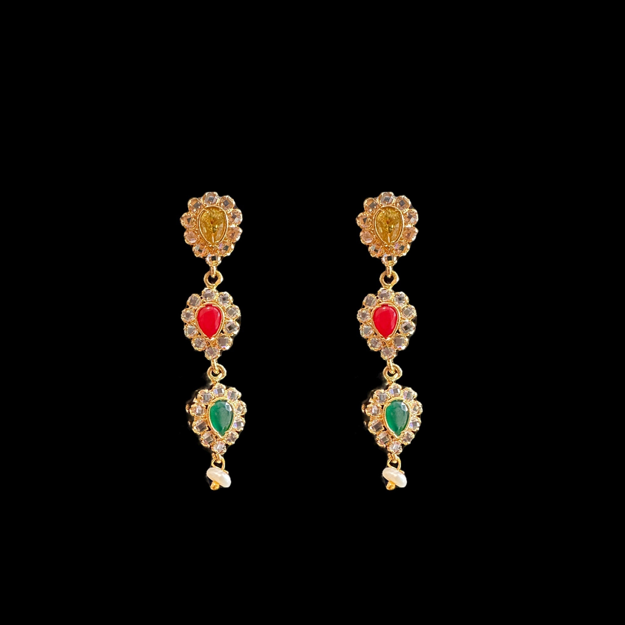 DNS140 necklace set in fresh water pearls ( READY TO SHIP )