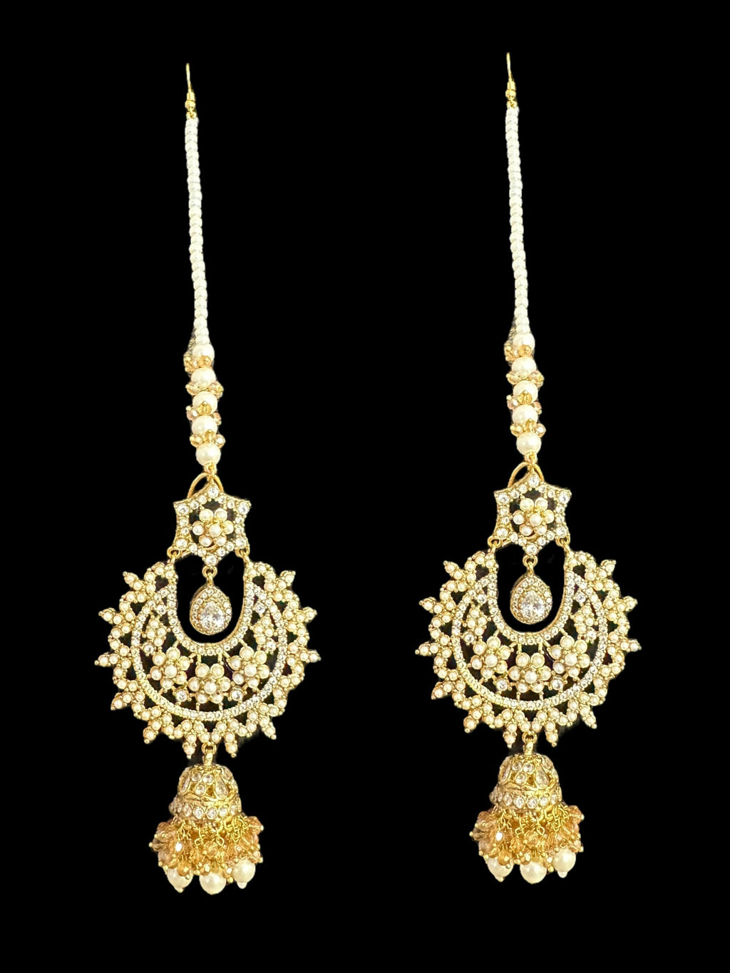 BR494 Marzia bridal set in pearls ( SHIPS IN 3 WEEKS )