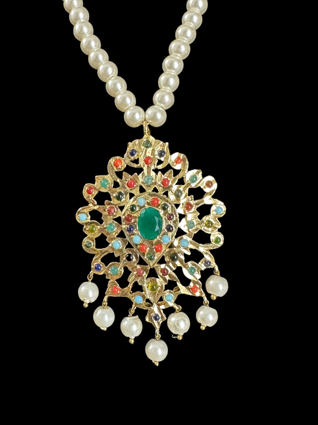 PS410 Navratan pendant ( READY TO SHIP )