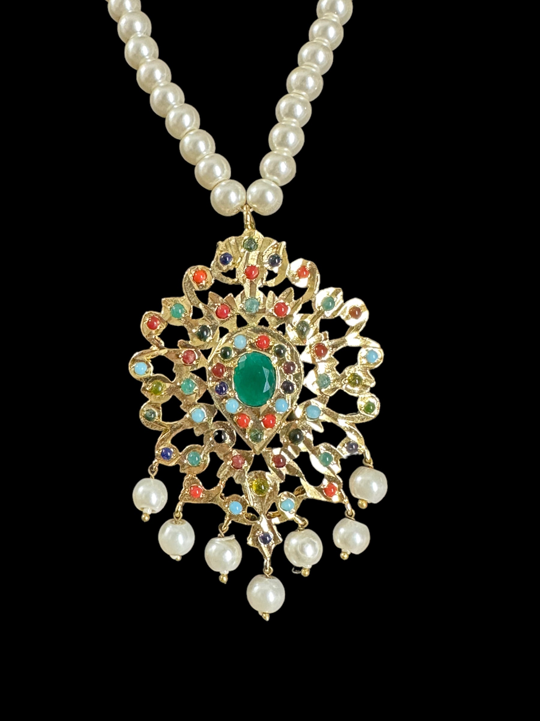 PS410 Navratan pendant ( READY TO SHIP )