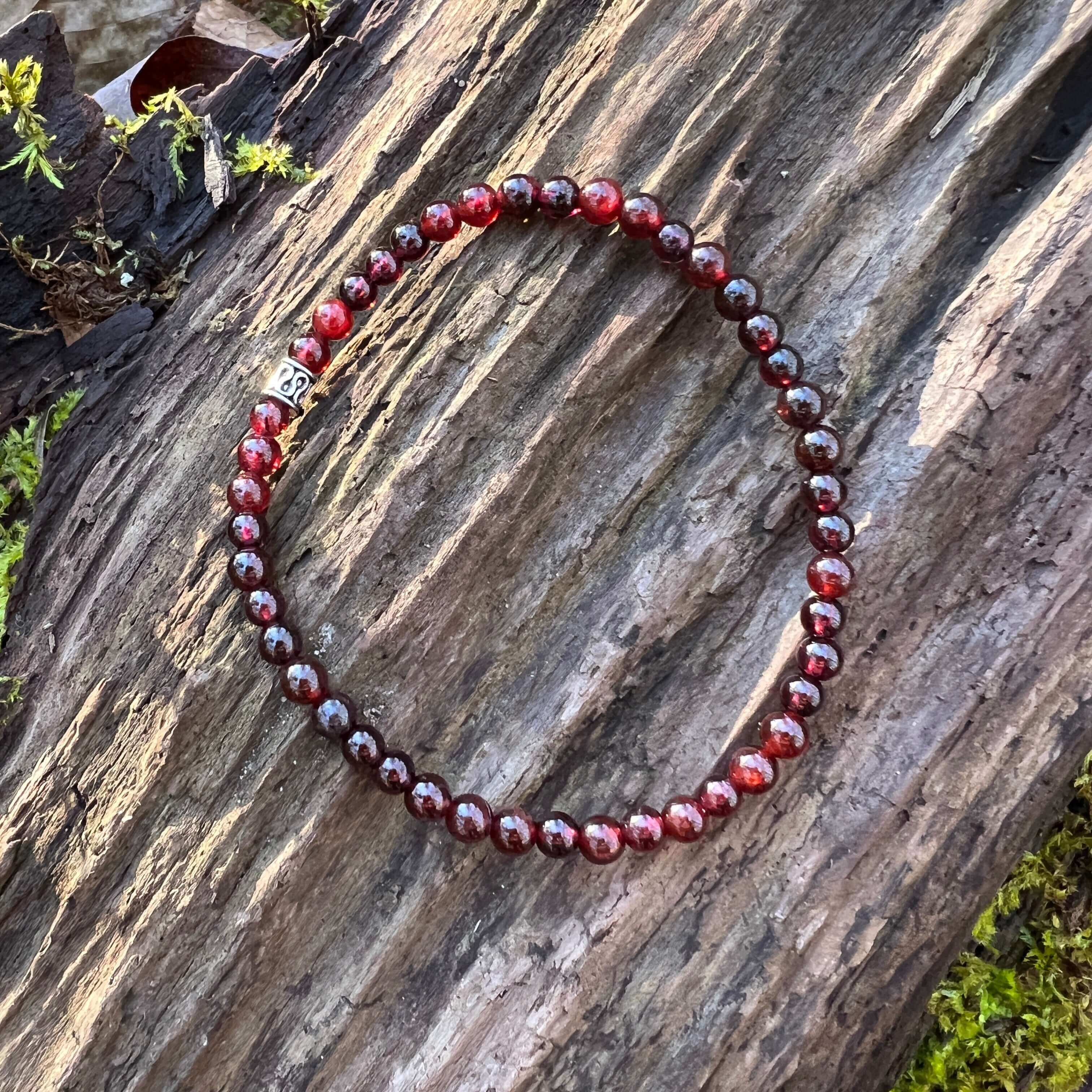 Garnet Mini Bracelet