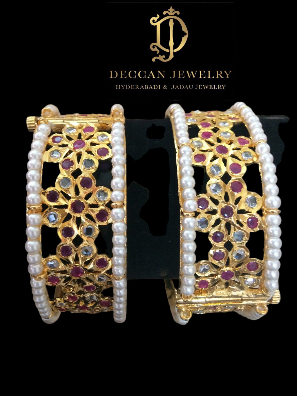 B170 Aleezay ruby bangles ( SHIPS IN 4 WEEKS  )