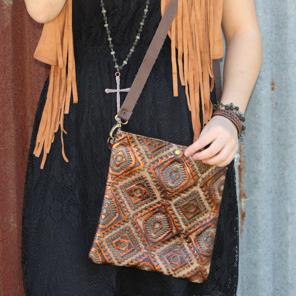 Labradorite and Lava Triple Strand Bracelet 808k