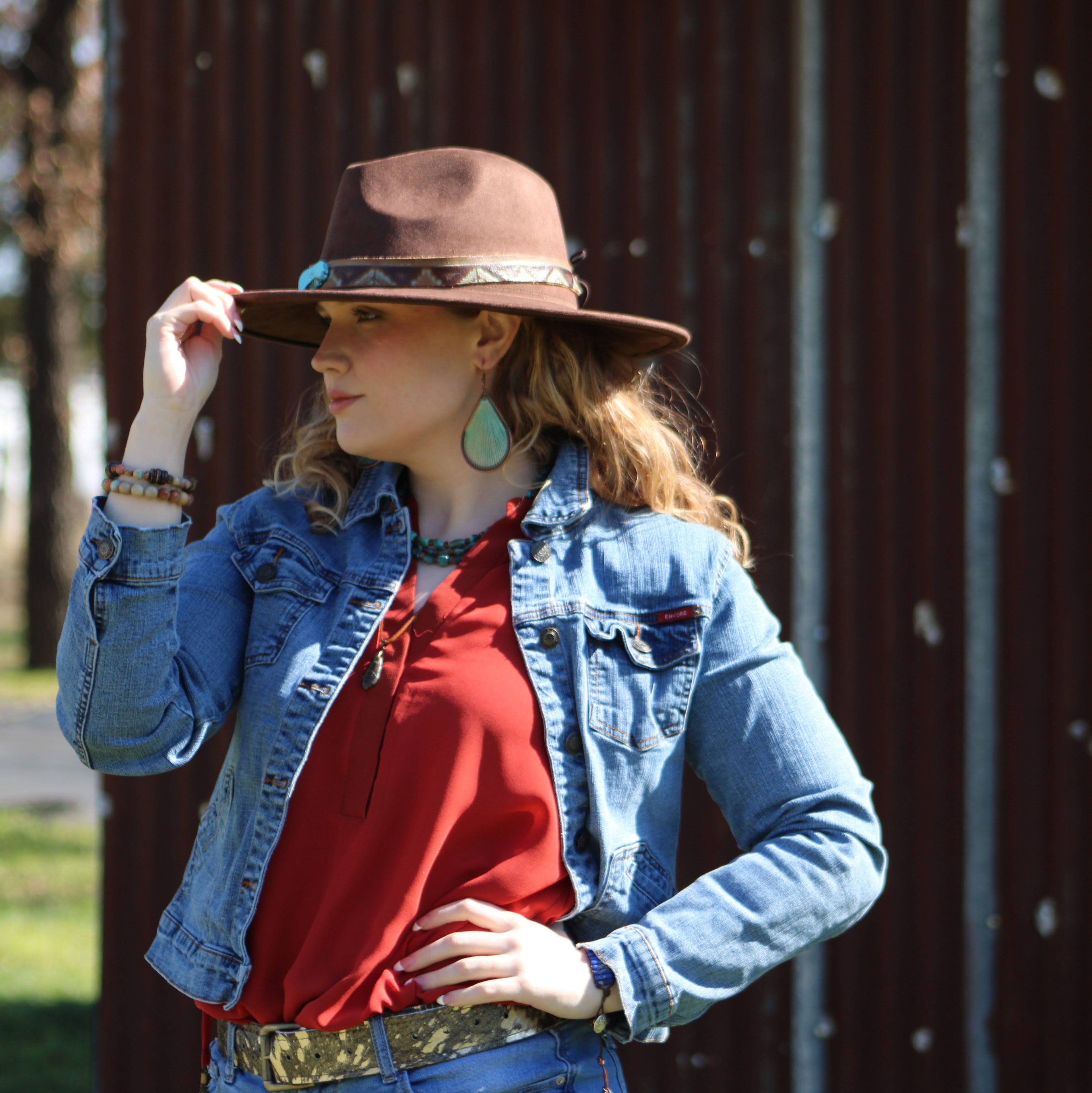 Aqua Terra and Wood Bracelet 239B