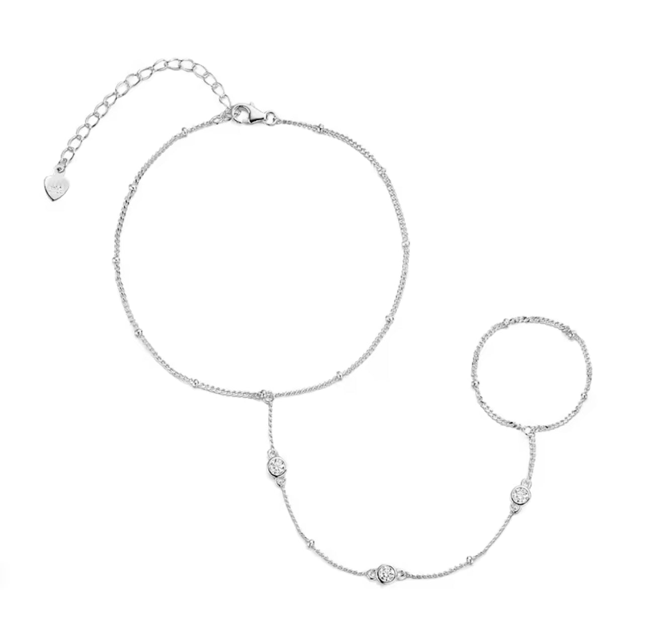 Moissanite Hand Chain