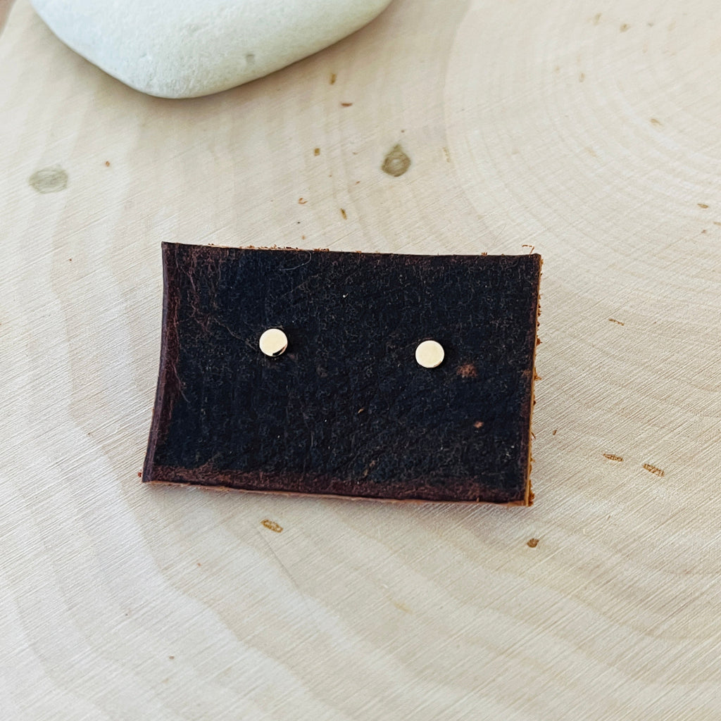 TINY DOT STUD EARRINGS
