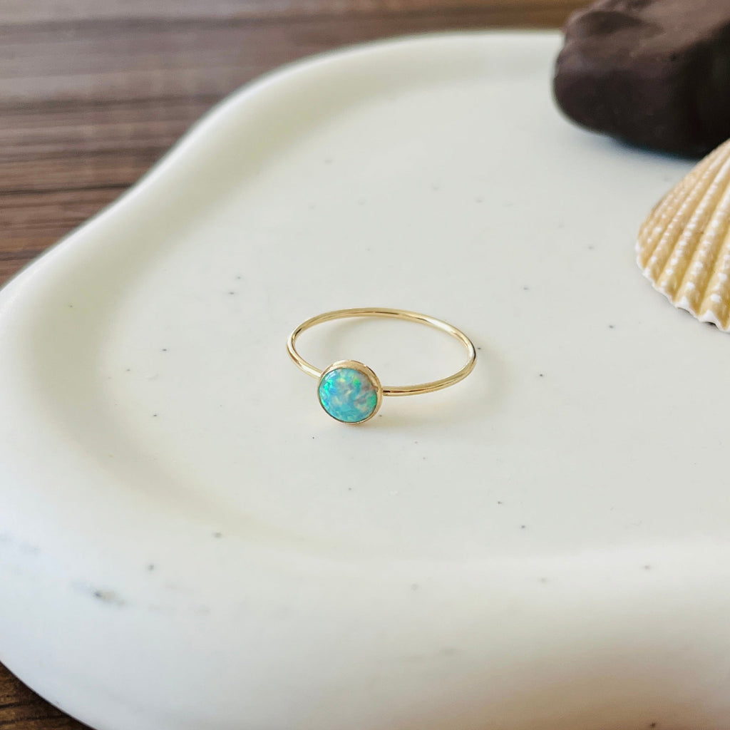 MARION SEAFOAM OPAL RING