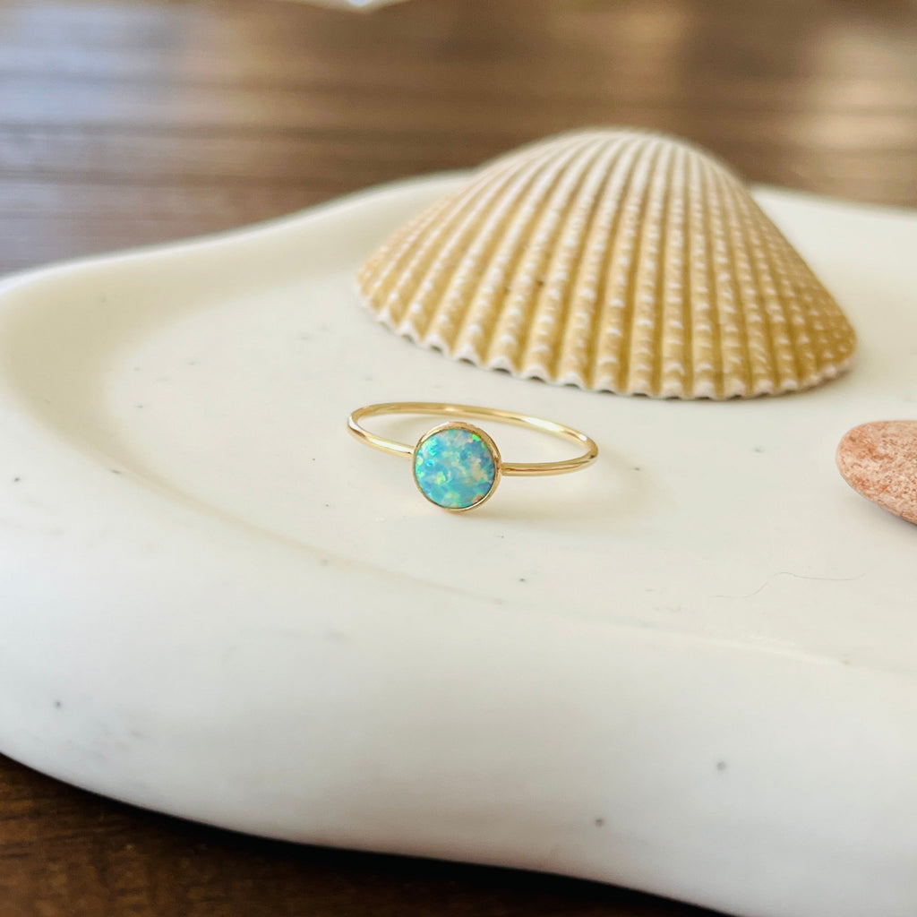 MARION SEAFOAM OPAL RING