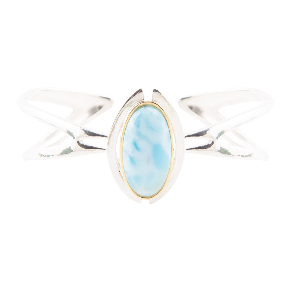 Shine Bright Larimar Cuff Bracelet