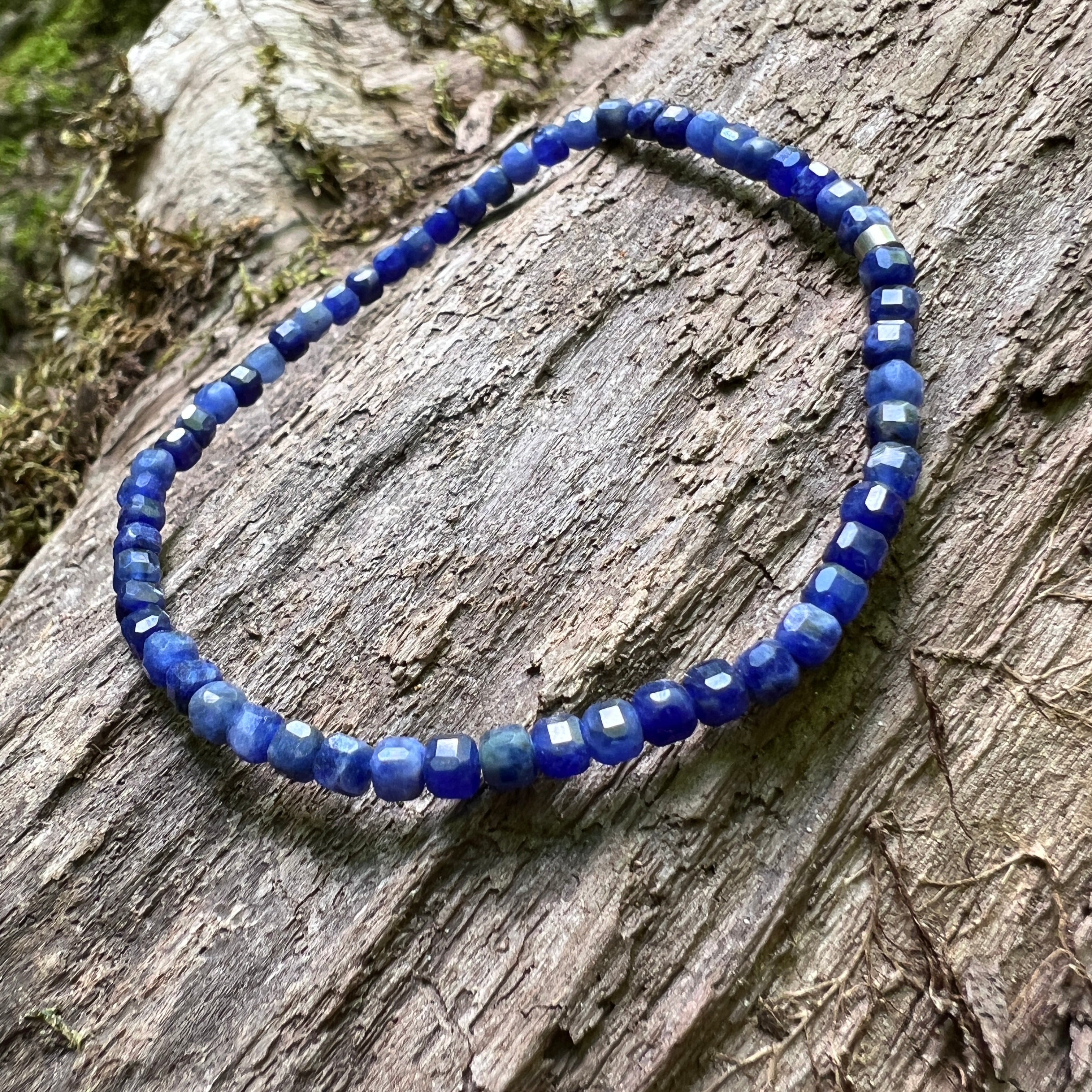 Sodalite Cube Bracelet - Subtle Radiance Collection