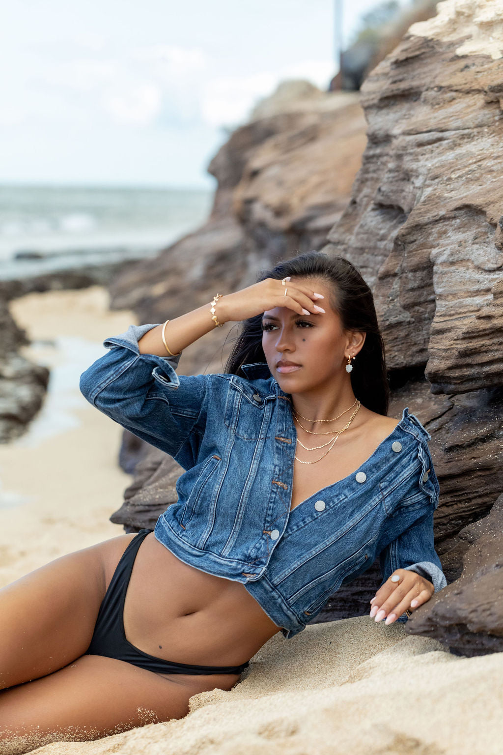 Gold Flat Dot Chain Necklace - Makali'i