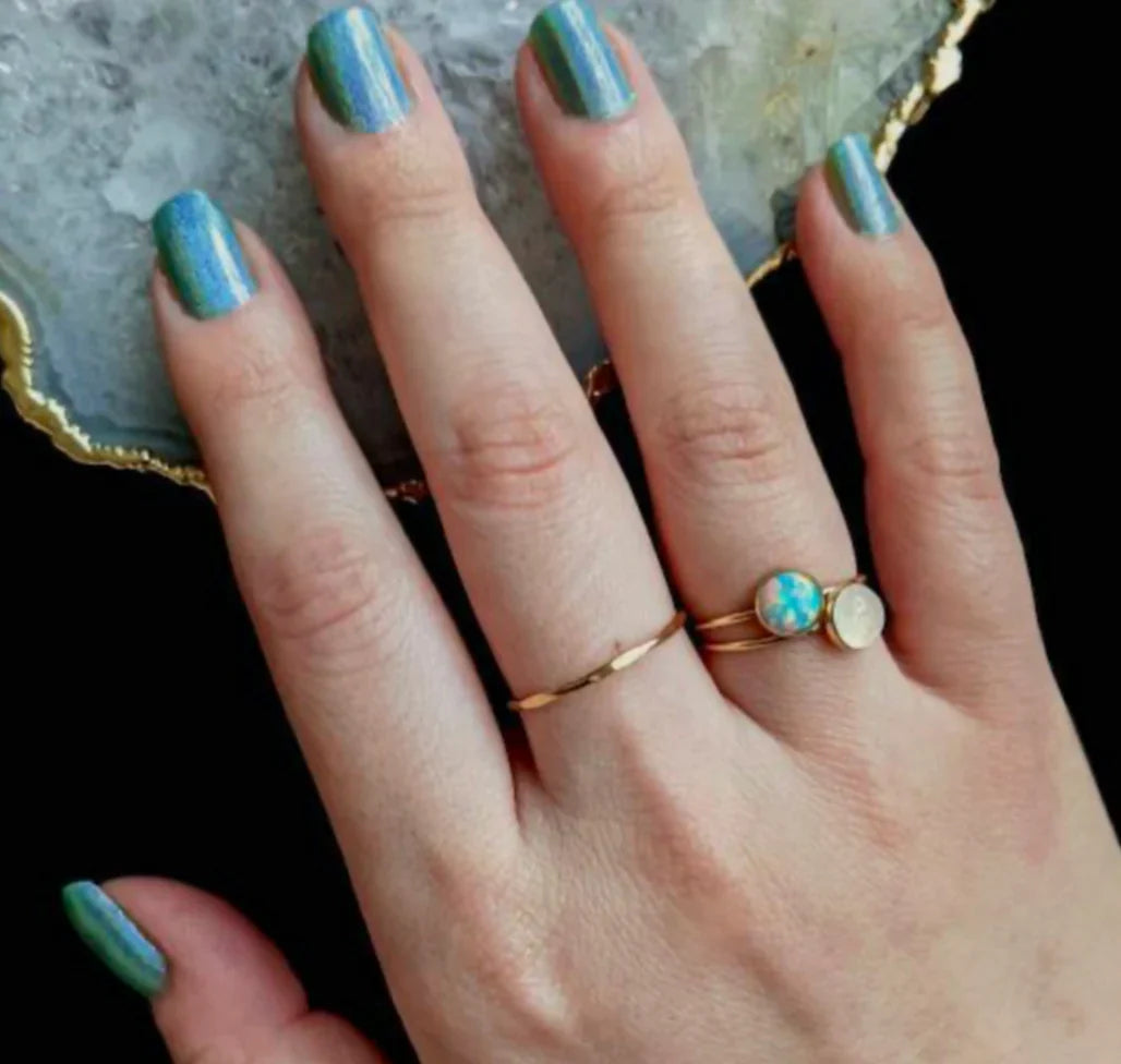 MARION SEAFOAM OPAL RING