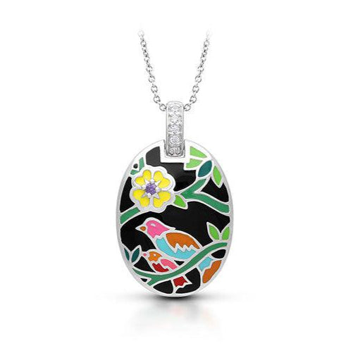 Songbird Oval Pendant