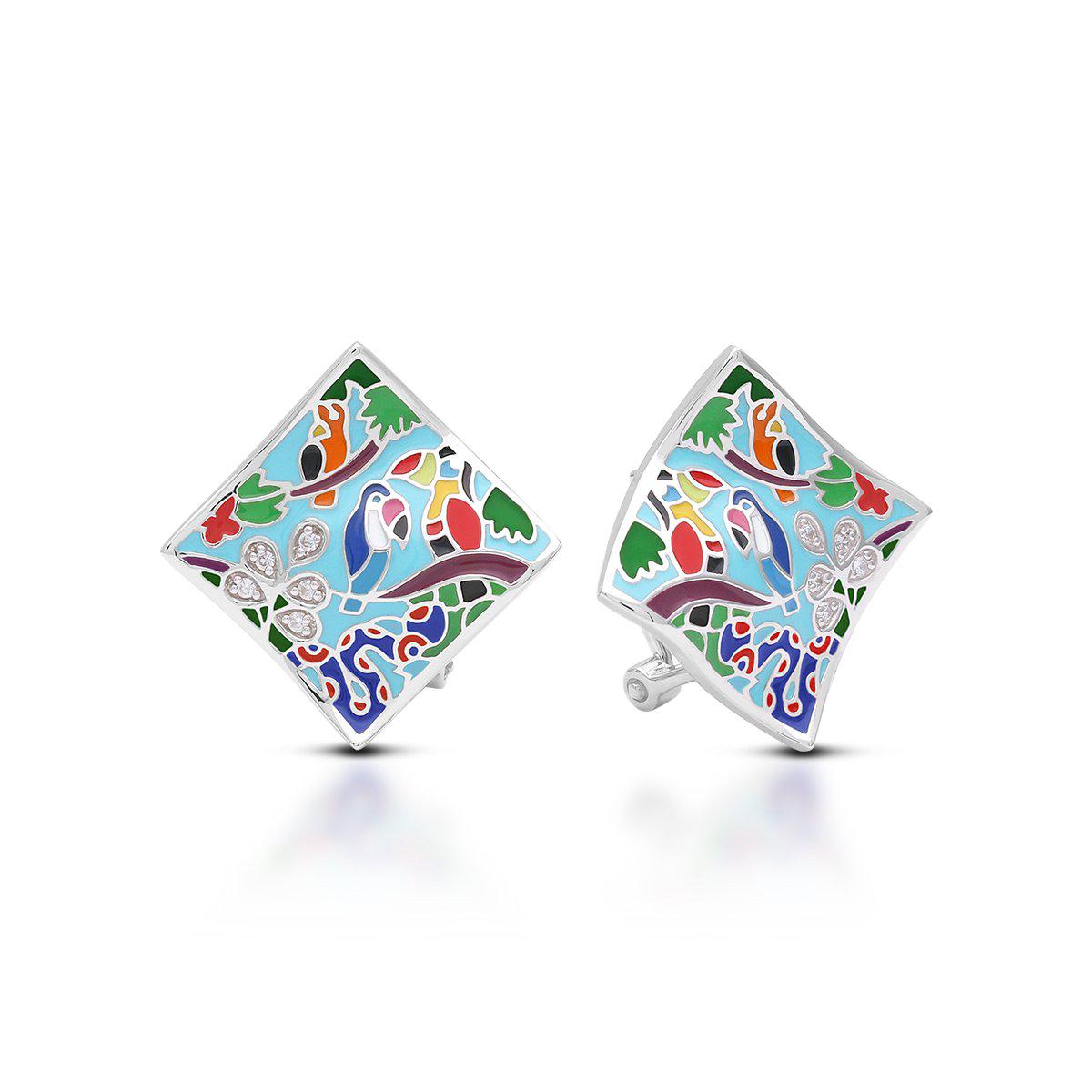 Tropical Rainforest Earrings