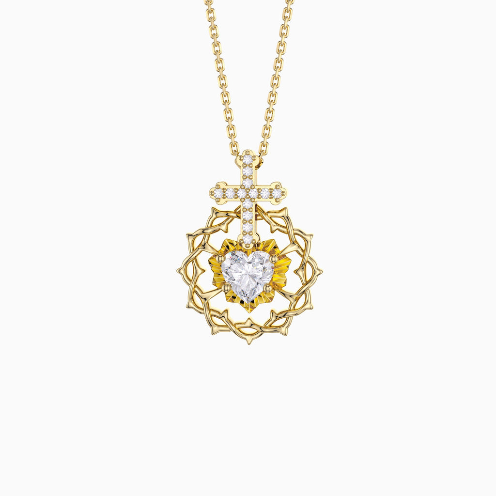 The Sacred Heart Pendant Necklace