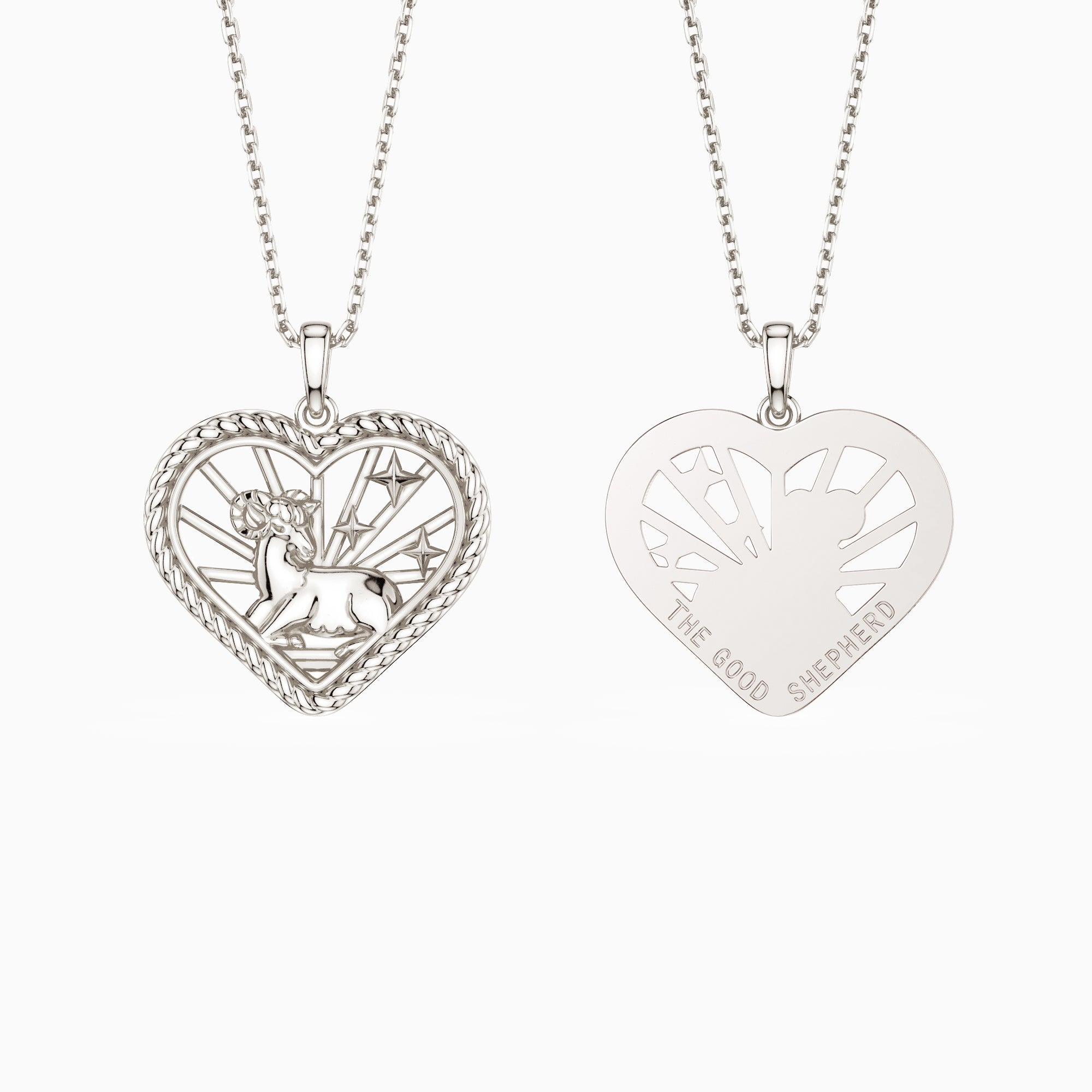 Parable of the Good Shepherd Pendant Necklace