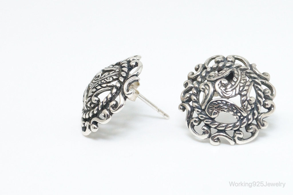 Native Designer Carolyn Pollack Relios Sterling Silver Earrings