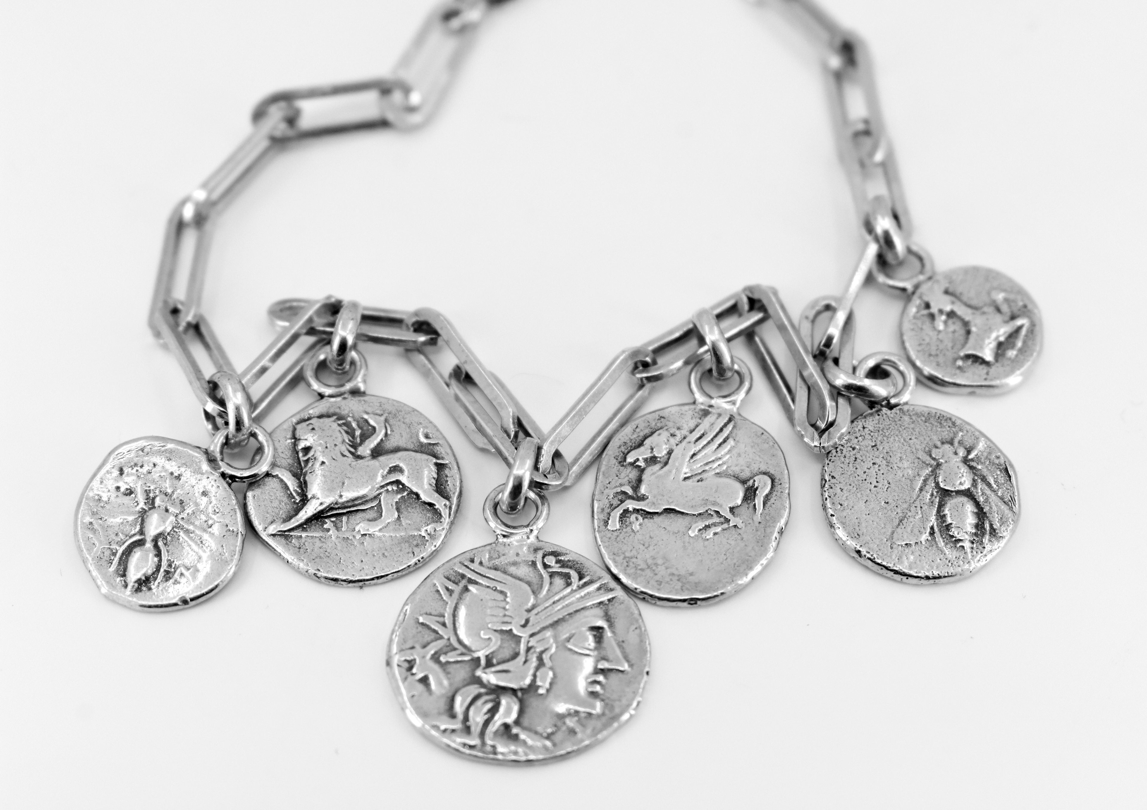 Reversible Ancient Coin Bracelet