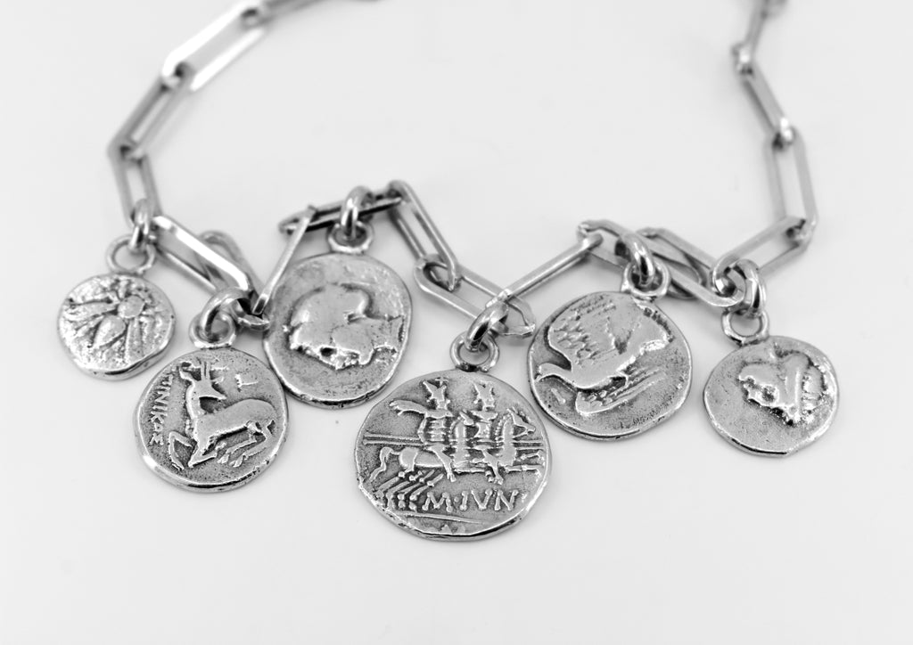 Reversible Ancient Coin Bracelet