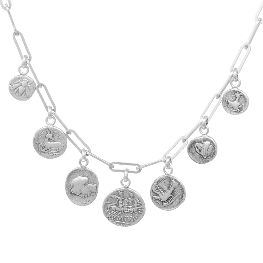 Reversible Ancient Coin Necklace