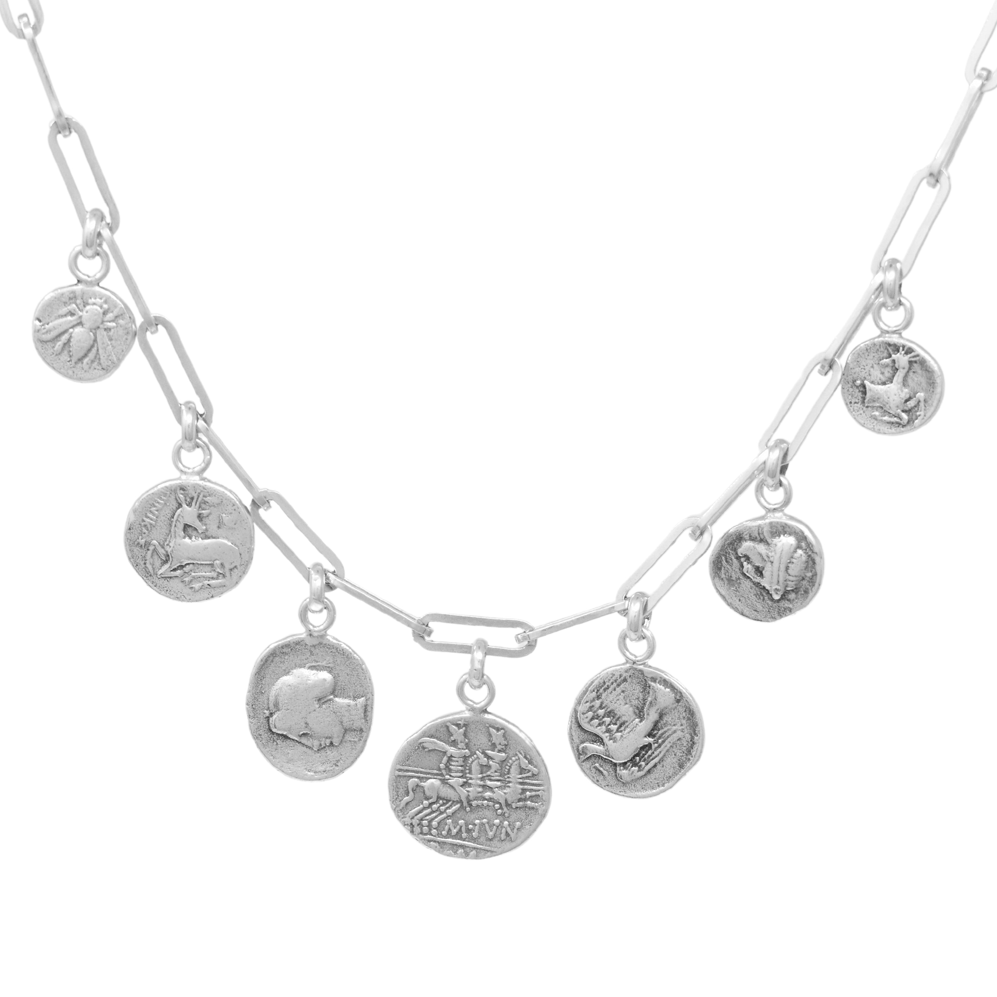 Reversible Ancient Coin Necklace