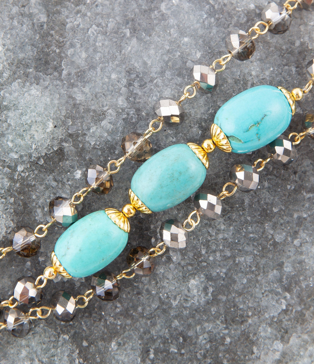 Baron Triple Strand Toggle Bracelet