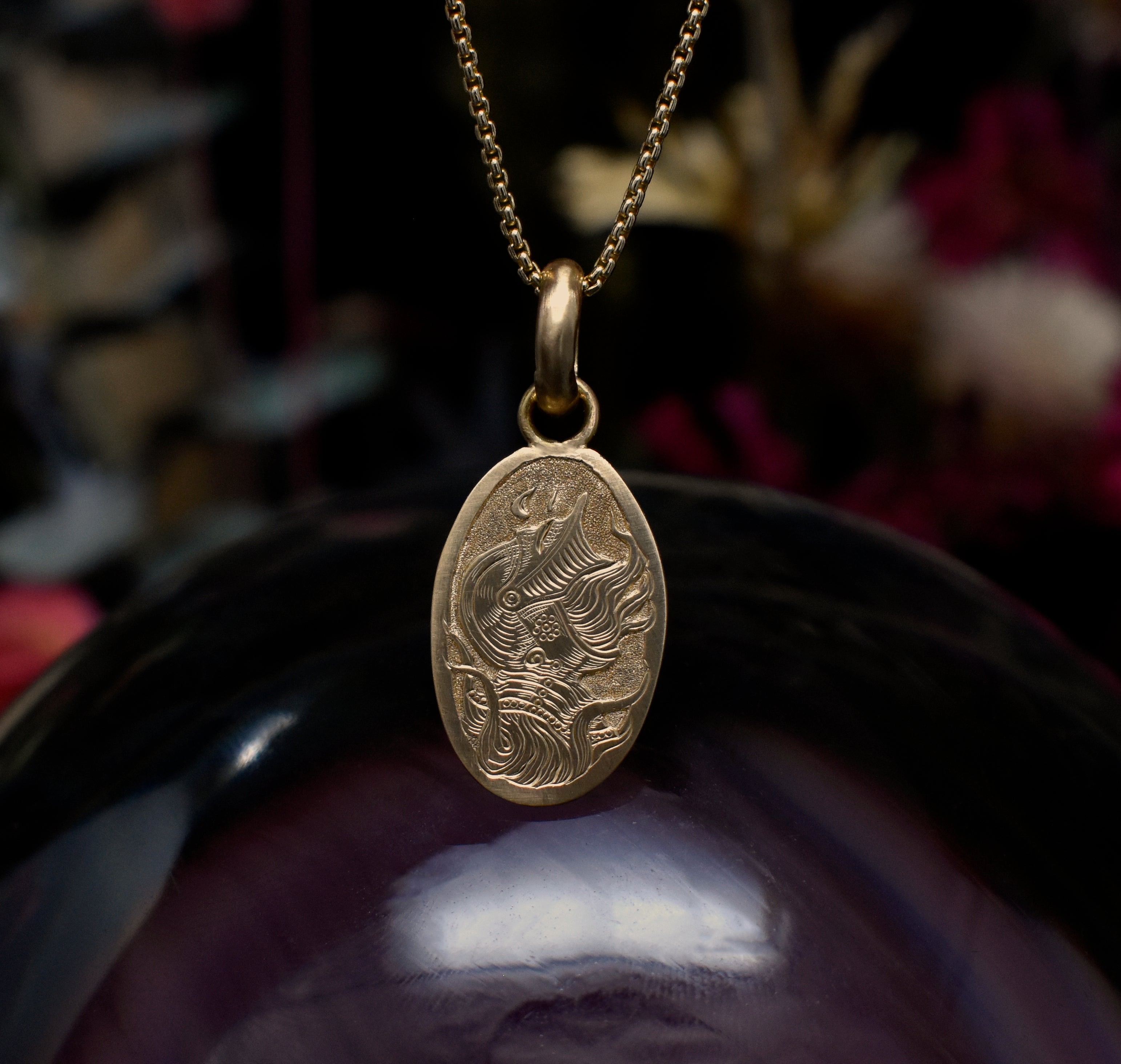 Burning Helm Pendant