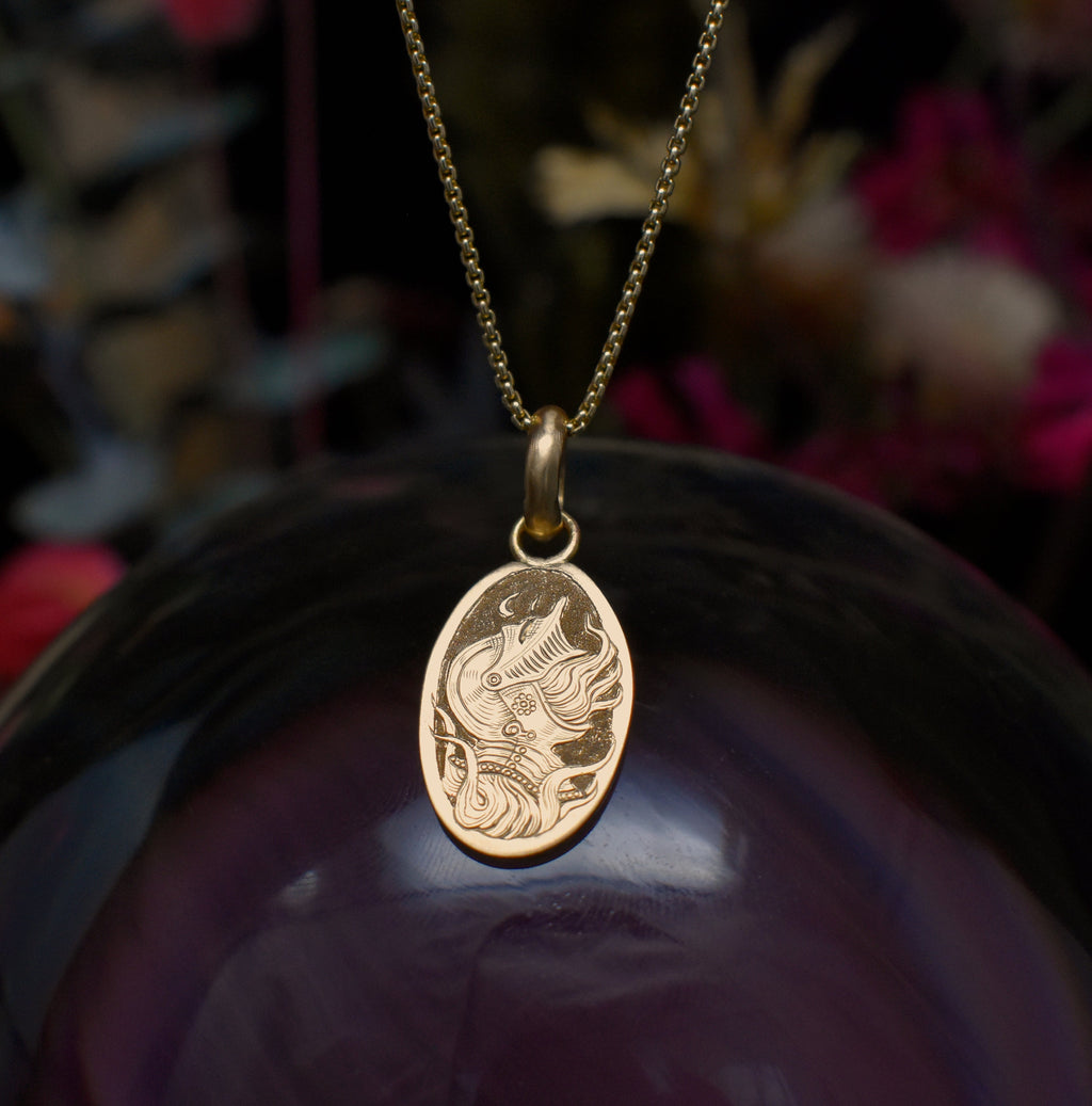 Burning Helm Pendant