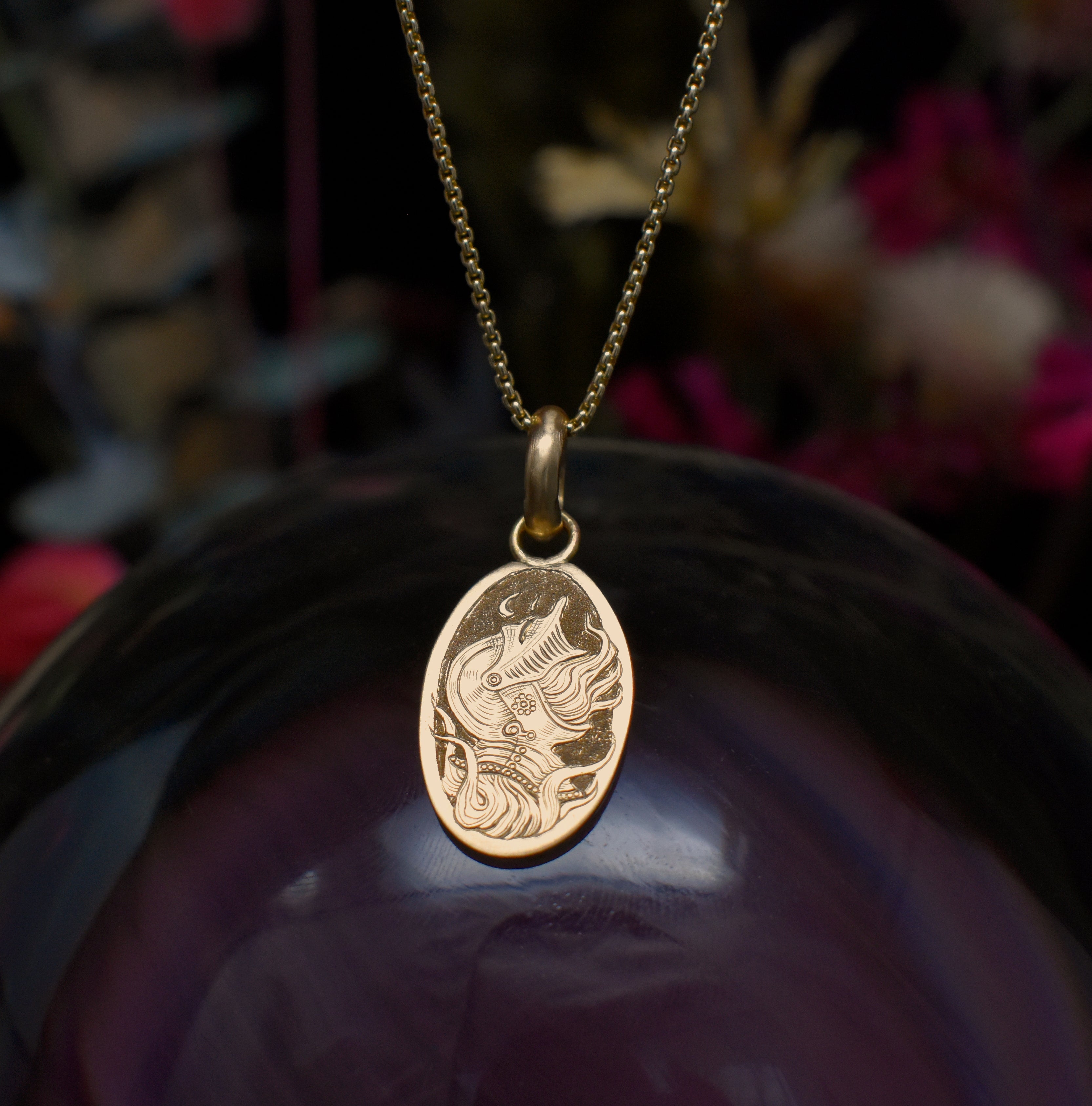 Burning Helm Pendant