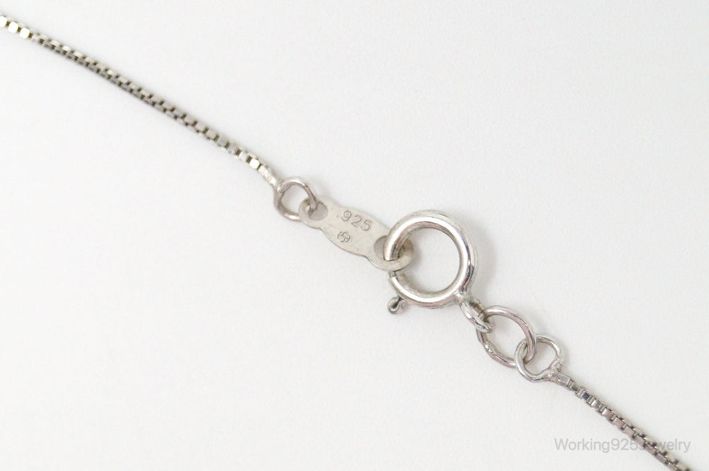 Designer Alwand Vahan Sapphire Cubic Zirconia Sterling Silver Necklace