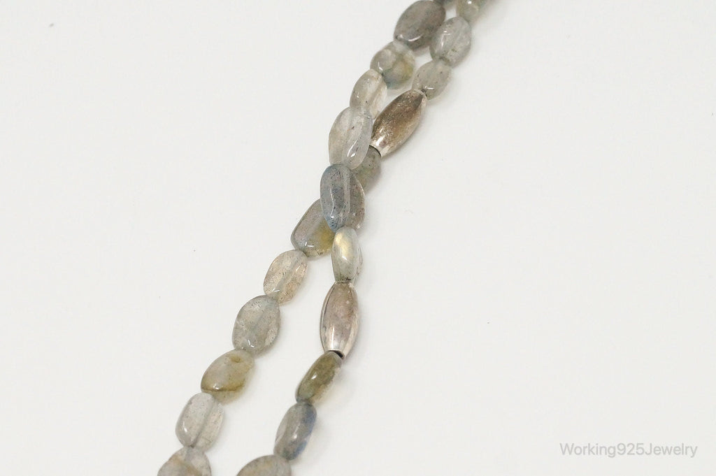 Designer RLM Studios Robert Lee Morris Labradorite Sterling Silver Necklace