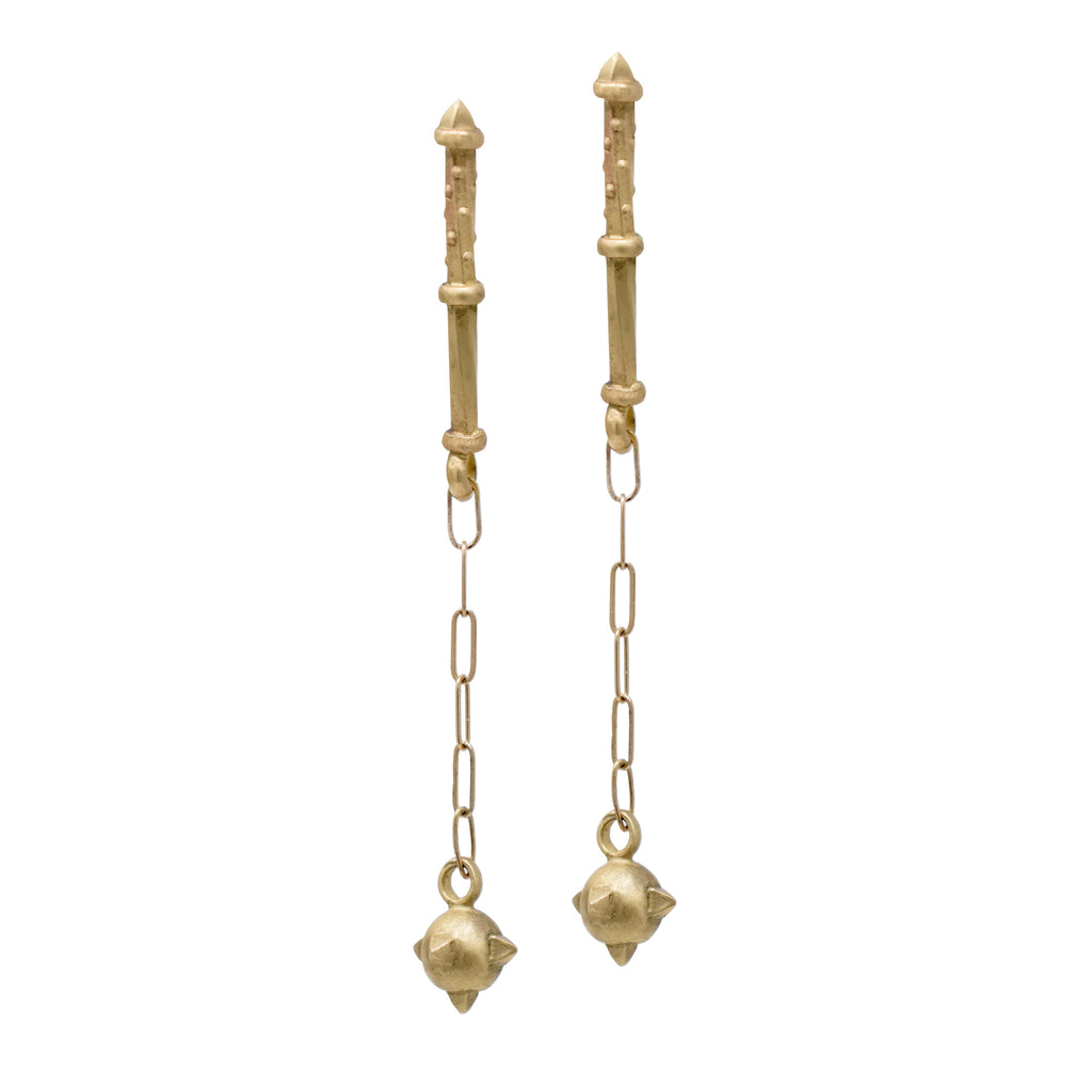 Chain Morningstar Earrings