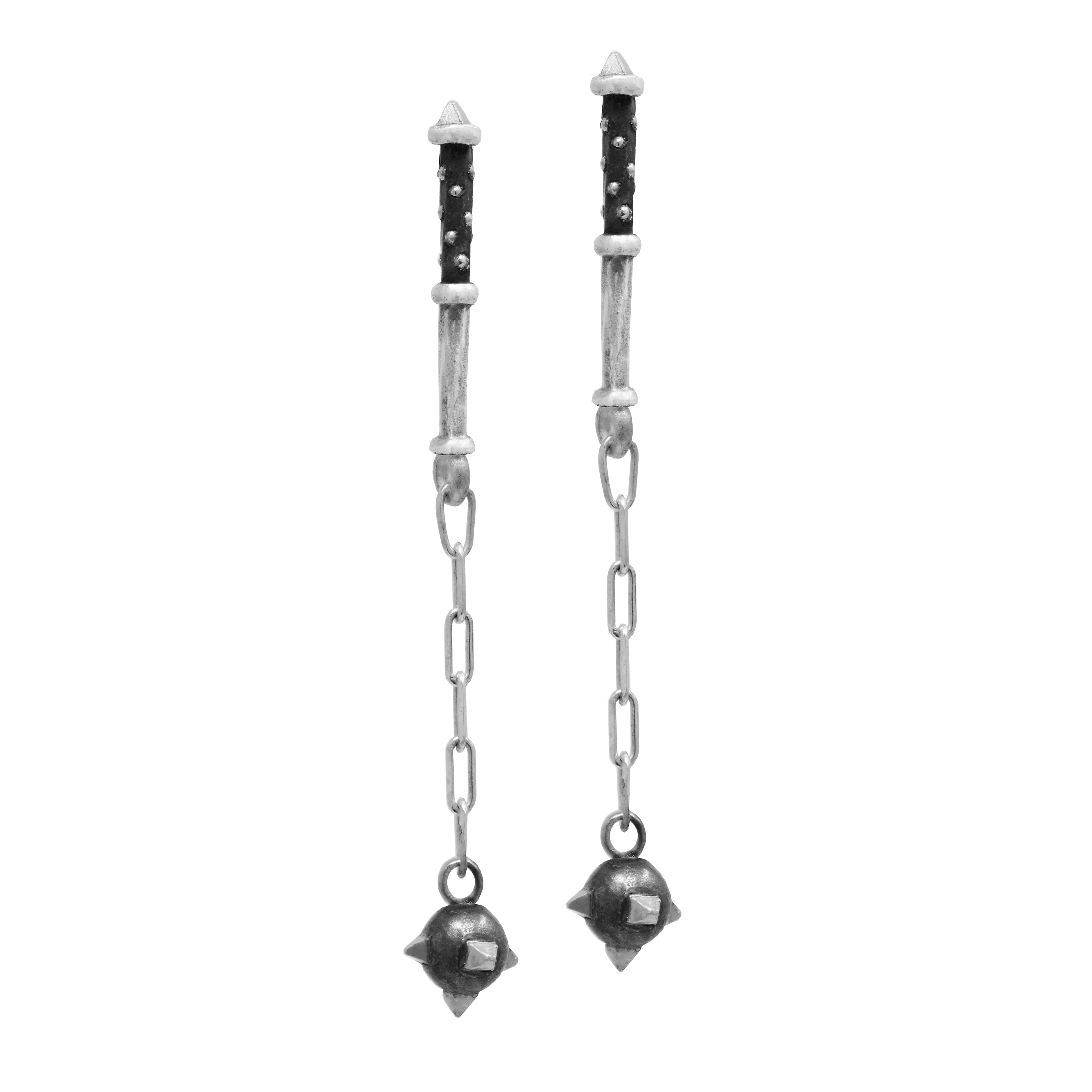 Chain Morningstar Earrings