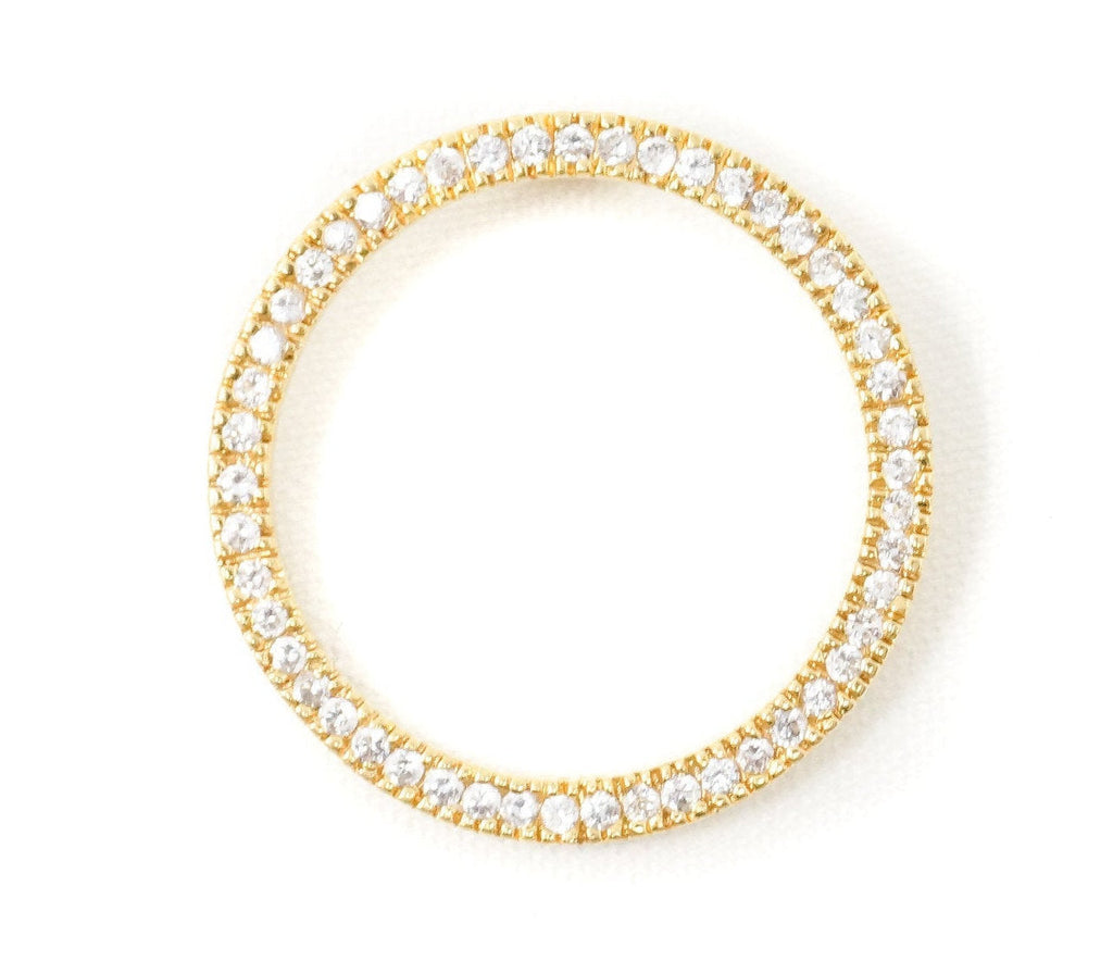 Vintage Gold Vermeil Cubic Zirconia Geometric Sterling Silver Necklace Pendant