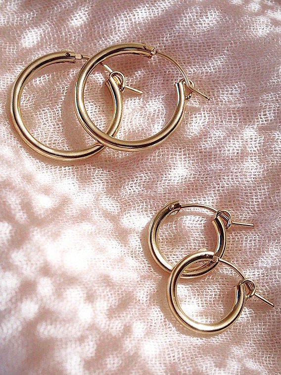 Everyday Gold Filled Hoops - Ahulani