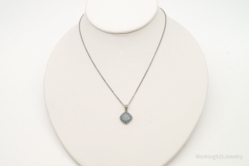 Designer Ryze Cubic Zirconia Sterling Silver Necklace