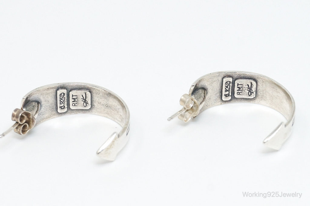 Native Designer Carolyn Pollack Relios RMT Tribal Sterling Silver Earrings