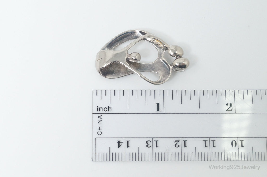 Vintage Native American Carolyn Pollack Relios Family Sterling Silver Pendant