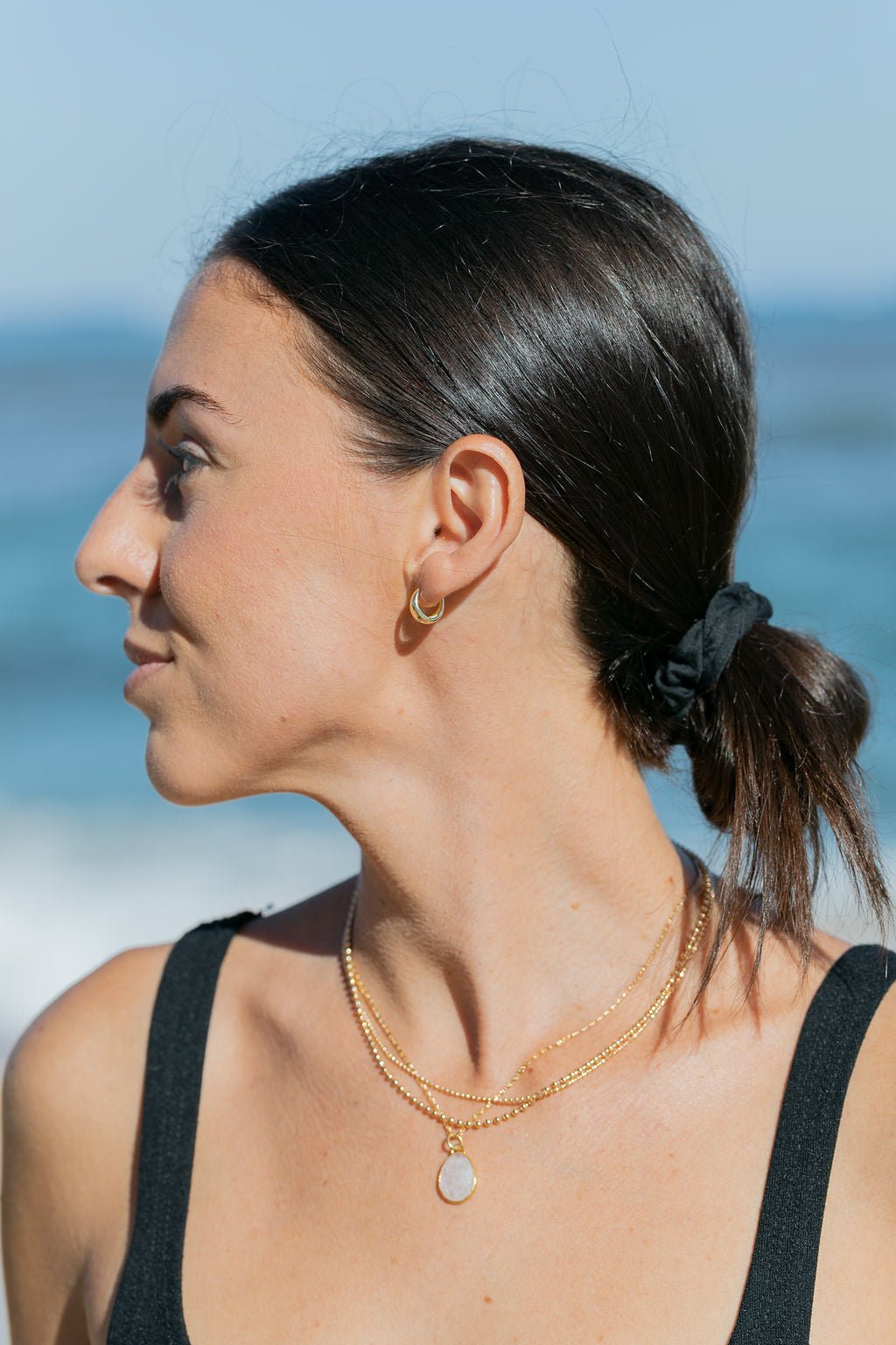 Gold Ball Chain Necklace - Kaila