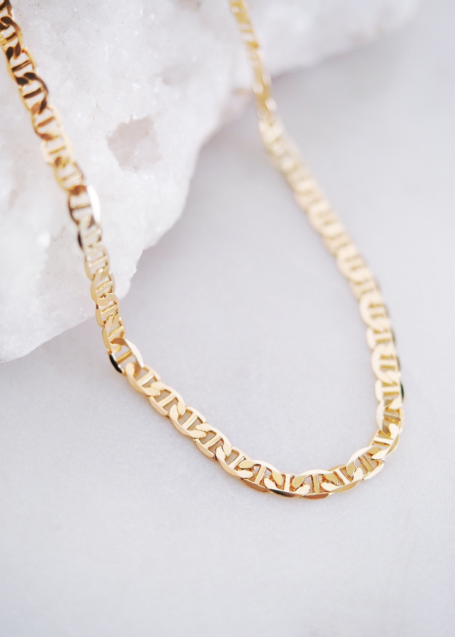 Gold Filled Mariners Chain Necklace - Kala