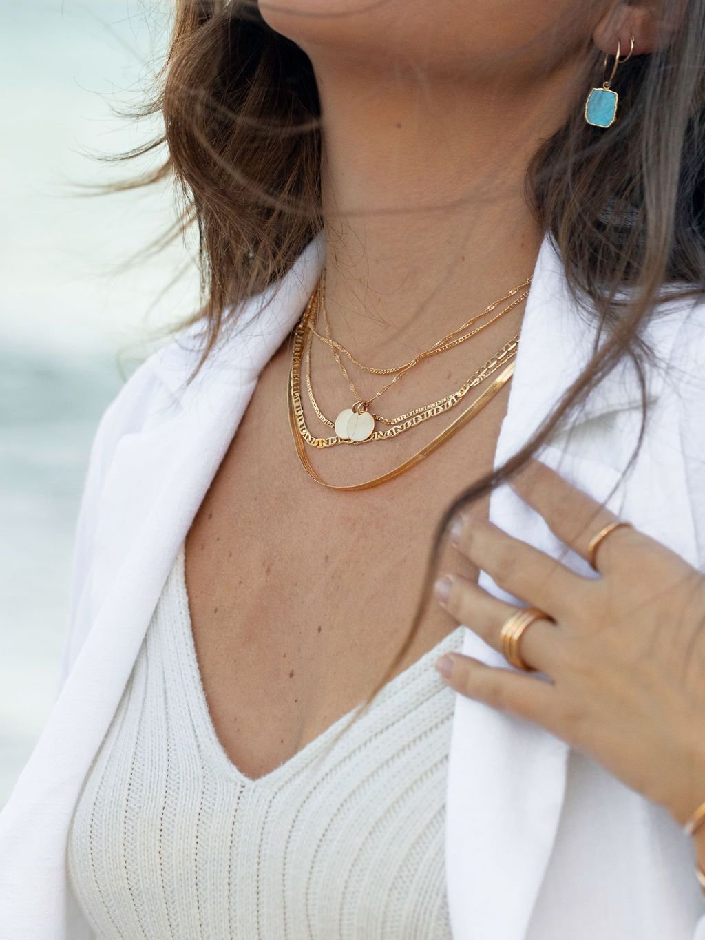 Gold Filled Mariners Chain Necklace - Kala