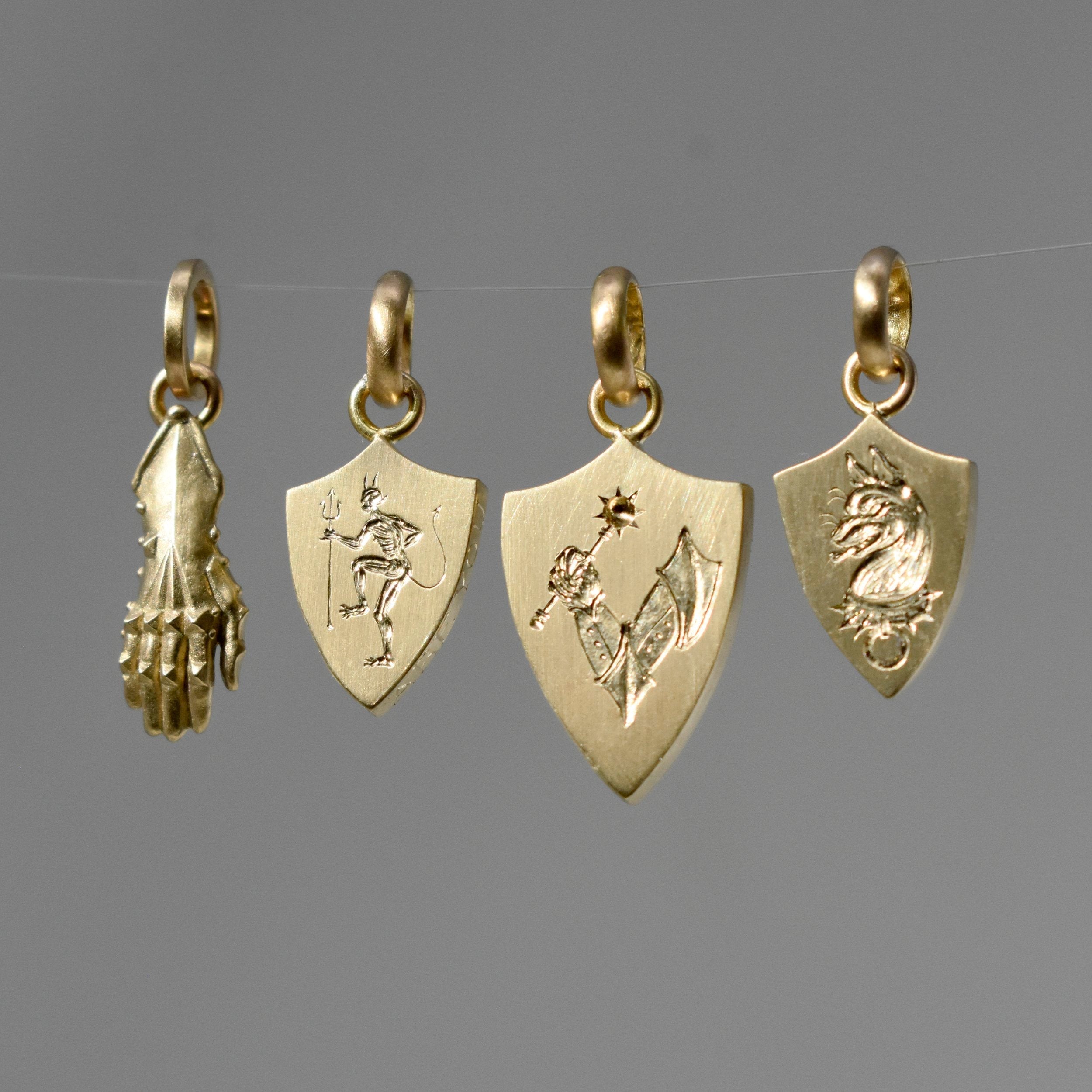 Who the Devil Are You? - Escutcheon Pendant