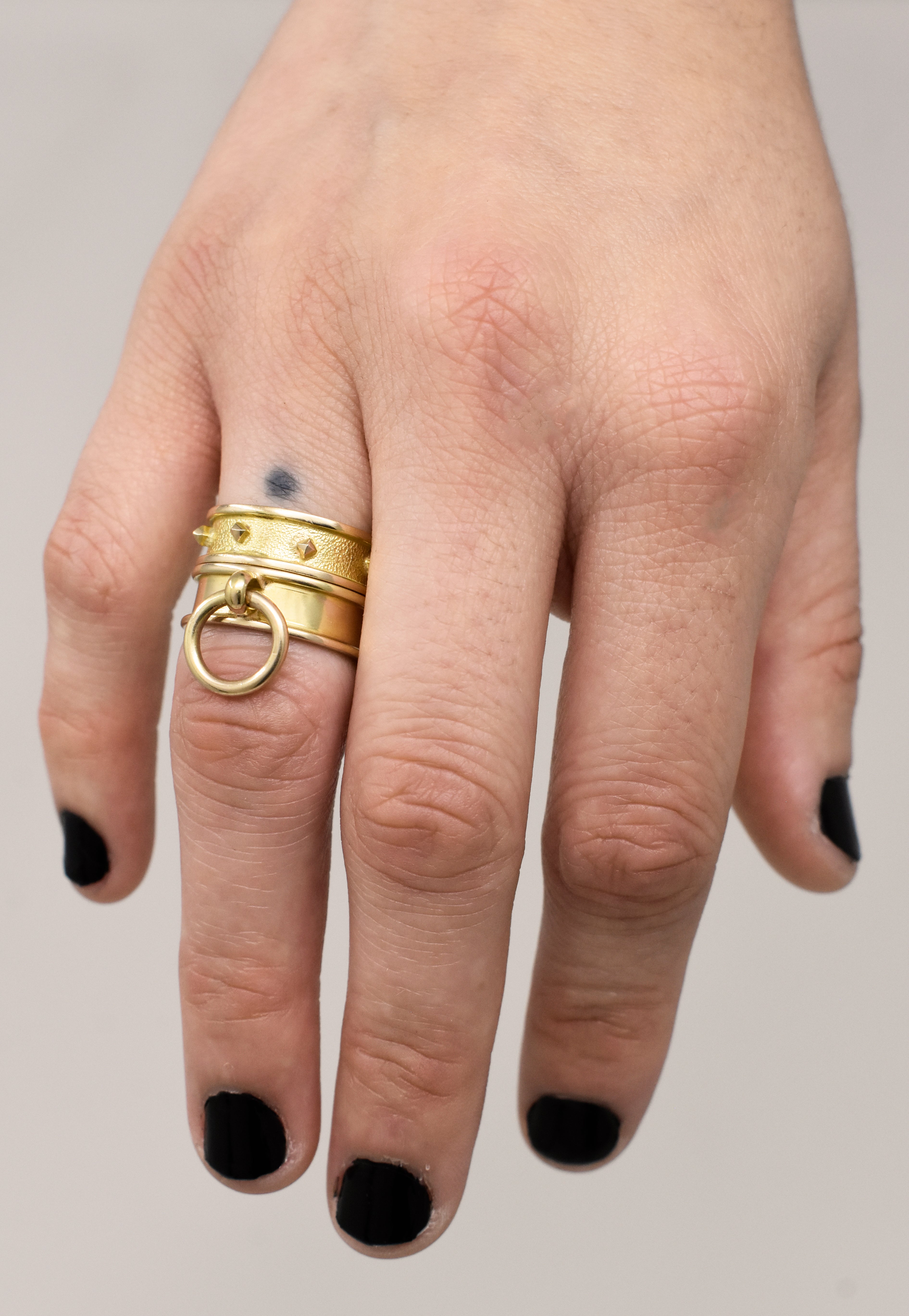 Pitfall Ring 14k Yellow Gold